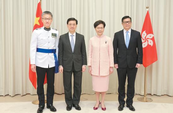 李家超任政務司長 鄧炳強接掌保安局 蕭澤頤上位警務處長