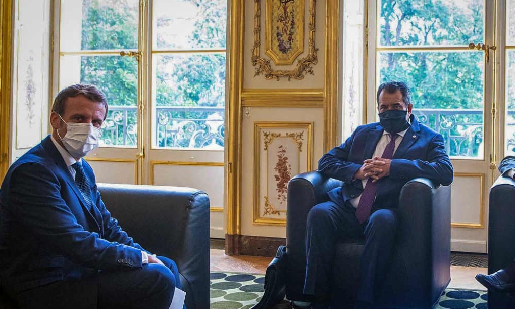 波利尼西亞總統新冠檢測呈陽性 曾與馬克龍會面