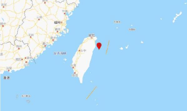 台灣宜蘭縣海域發生5.3級地震