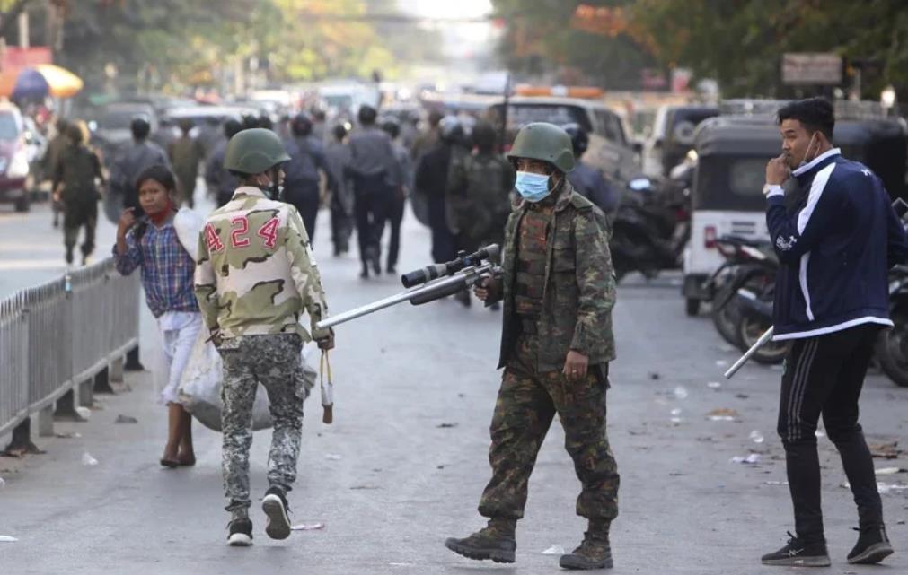 美國譴責緬甸軍方武力鎮壓致示威者死亡