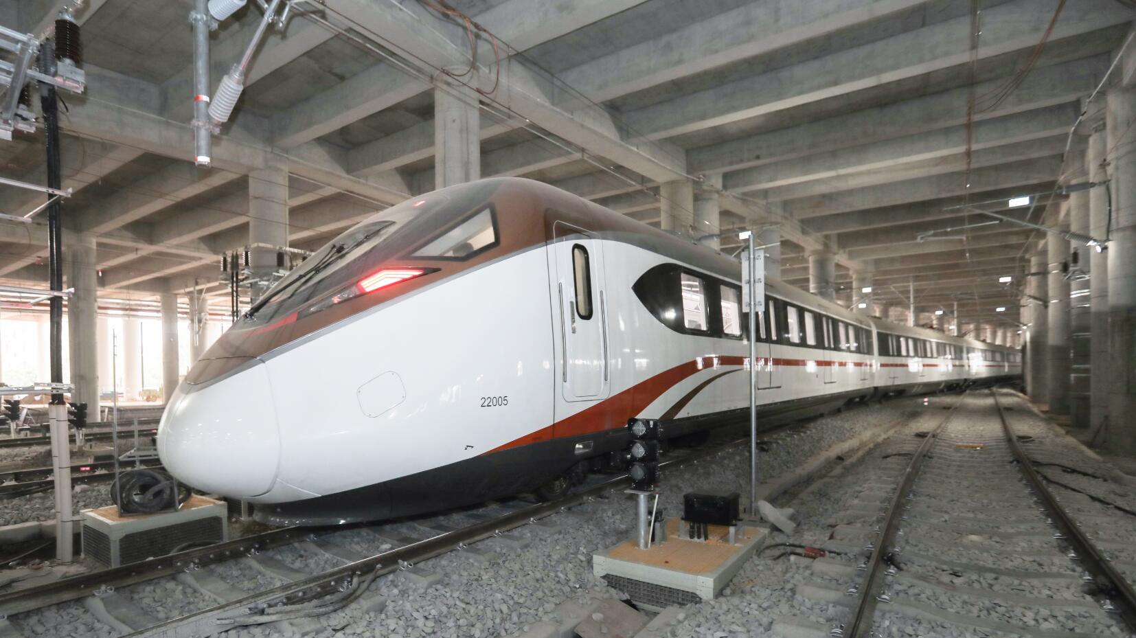 廣州「最快地鐵」首次完成高速熱滑試驗