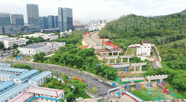 深圳市東部過境高速公路工程建設加速度