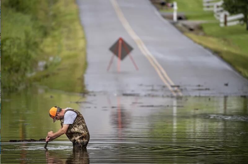 美田納西州遭遇特大洪水 至少10死40失蹤