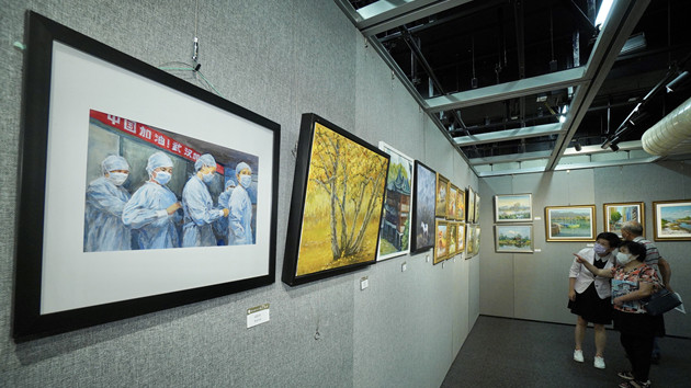 圖集｜油尖區文化藝術協會舉辦香港小幅油畫作品展
