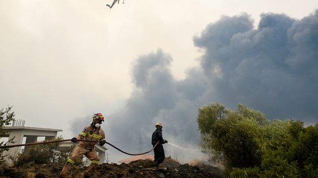 希臘第二大島再爆發森林大火 多個社區被撤離