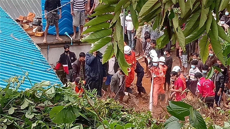 緬甸抹谷再次發生山體滑坡 致3人死亡11人失蹤