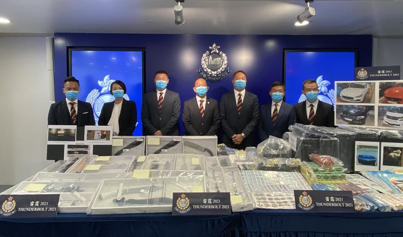 粵港澳警方聯合反罪惡拘逾5000人 檢獲大批違例物品