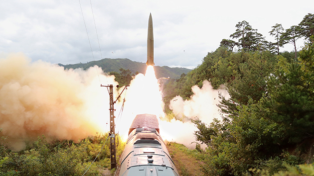 朝鮮成功試射鐵路機動導彈 擊中800公里水域目標