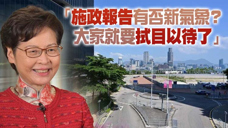 林鄭月娥：拆除超過兩年的「水馬」圍封 象徵着香港迎來新氣象