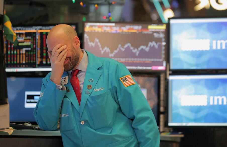 美股午後跌幅擴大 納指下跌逾2.5%