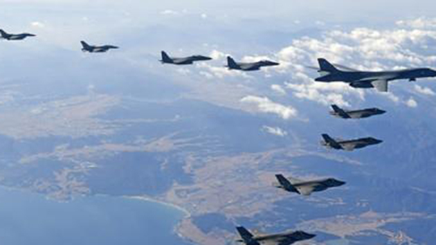 韓美低調舉行聯合空軍演習 韓媒：看朝鮮「臉色」