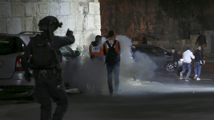 巴勒斯坦民眾與以色列軍方發生衝突造成70傷 1亡