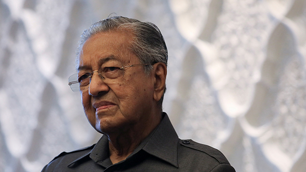 馬來西亞96歲前總理馬哈蒂爾入院