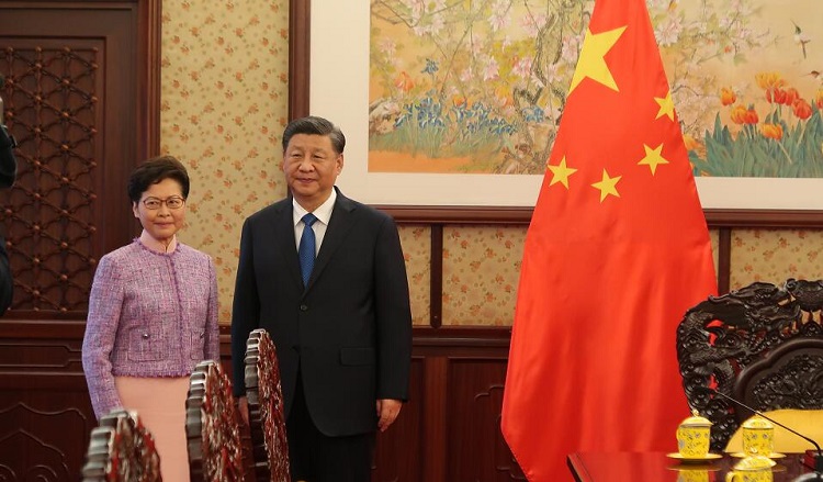 林鄭在京述職獲中央充分肯定 習近平：新選制是一套好制度