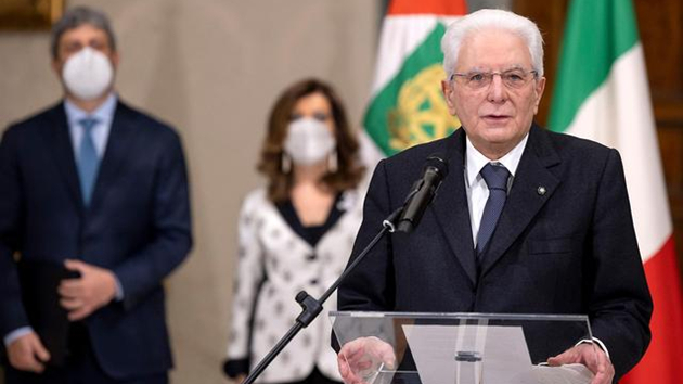 80歲馬塔雷拉獲759張選票 成功連任意大利總統