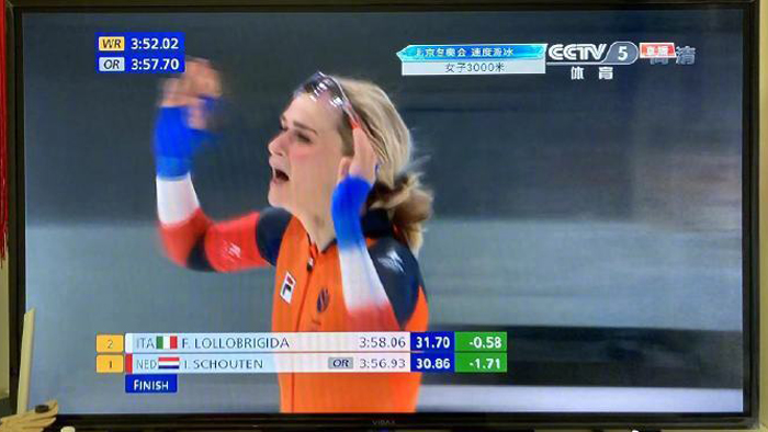 荷蘭名將斬獲速度滑冰女子3000米金牌