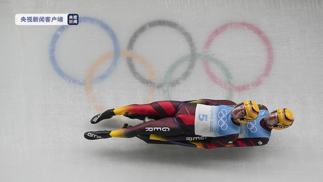 男子雙人雪橇德國實現三連冠 中國組合冬奧首秀