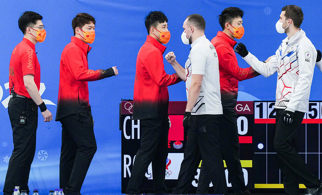 【冬奧戰報】中國男子冰壺隊4:7惜敗俄奧委會隊