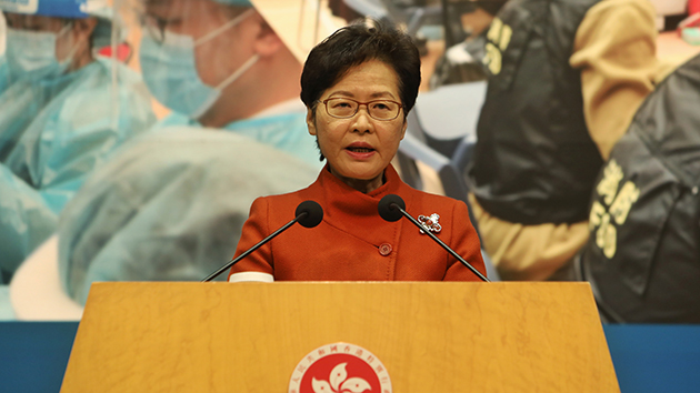 林鄭重申沒計劃全面「封城」 向病毒投降不是選項
