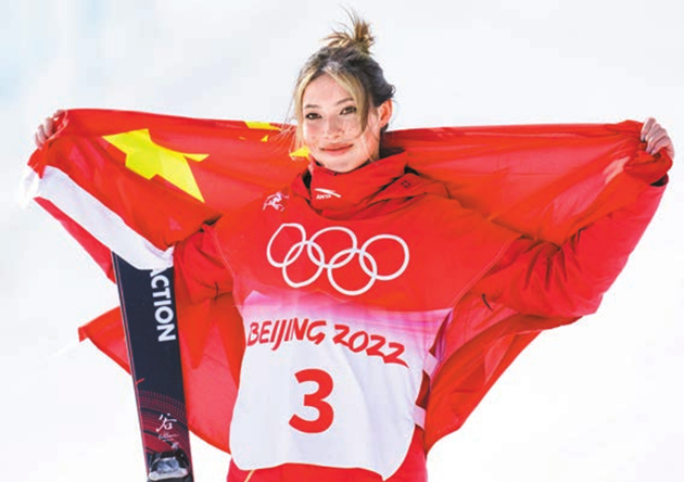 蘇愛又添一金一銀  中國隊創冬奧最佳戰績