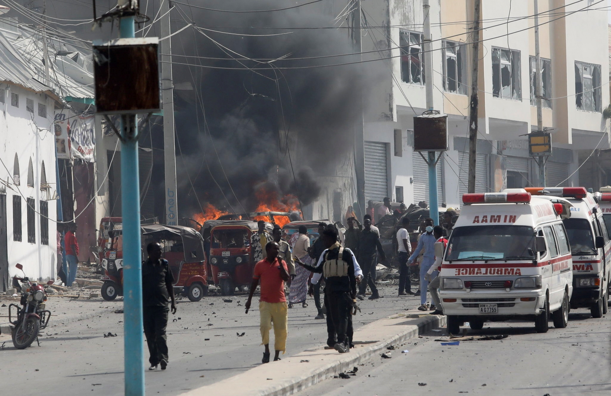 索馬里首都發生自殺式炸彈襲擊致2死16傷
