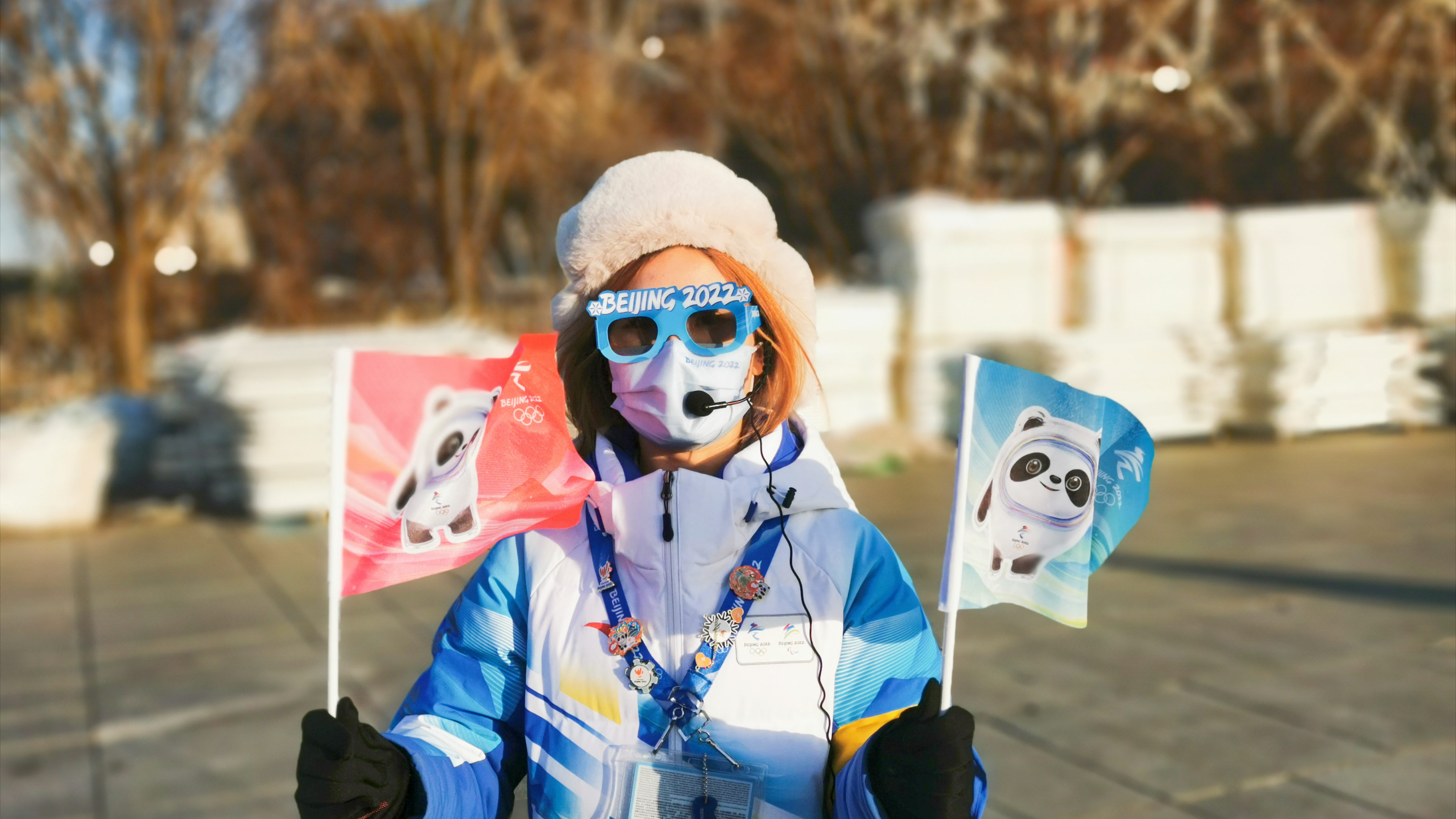 圖集｜【現場直擊】本報記者抵「鳥巢」 志願者：北京冬奧再次閃耀世界