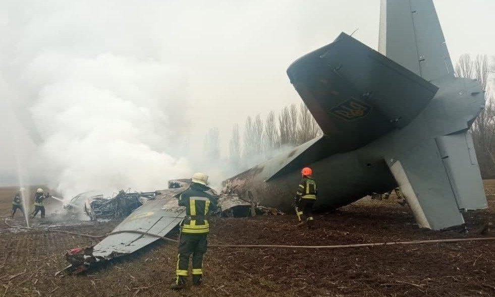 烏克蘭證實基輔附近一架烏軍機墜落