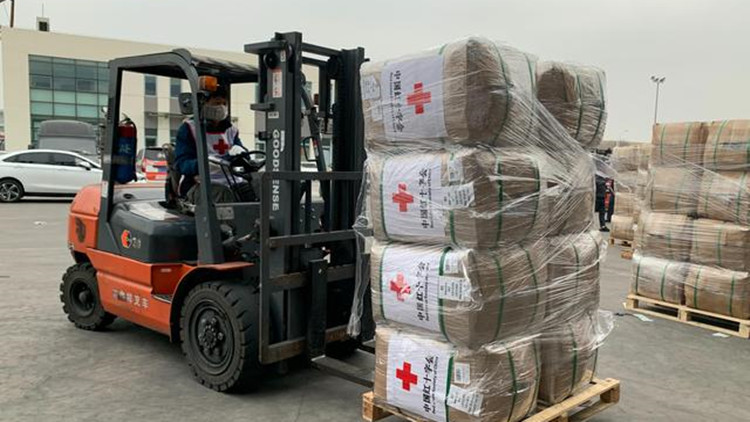 中國紅十字會向烏克蘭提供緊急人道主義物資援助