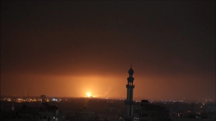以色列對加沙南部地區發動空襲