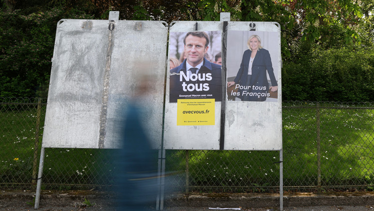 馬克龍與勒龐備戰法國總統選舉電視辯論 預計就8個主題展開