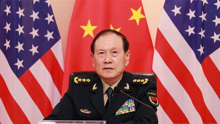 魏鳳和應約同美國國防部長通電話