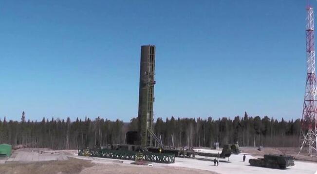 俄羅斯成功進行「薩爾瑪特」洲際彈道導彈試射