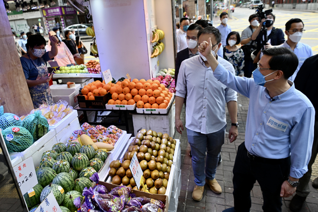 新選制好 候選人好 香港未來會更好 李家超首落區探訪基層 