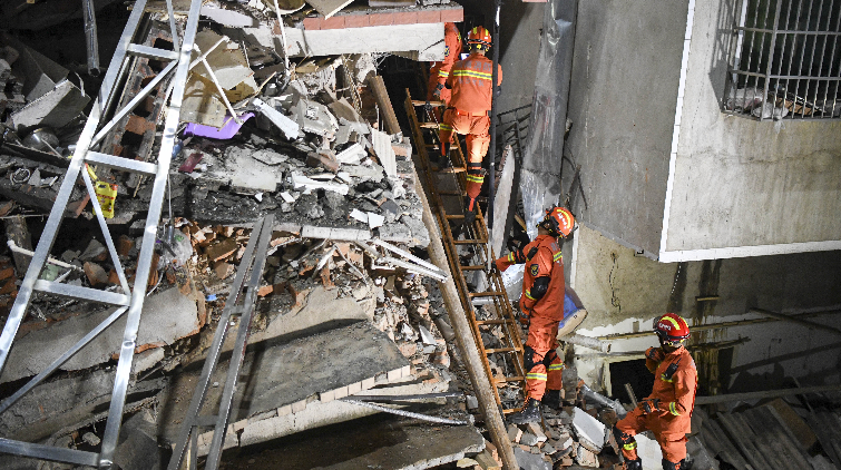 【追蹤報道】長沙自建房倒塌第9名被困者位置已確定