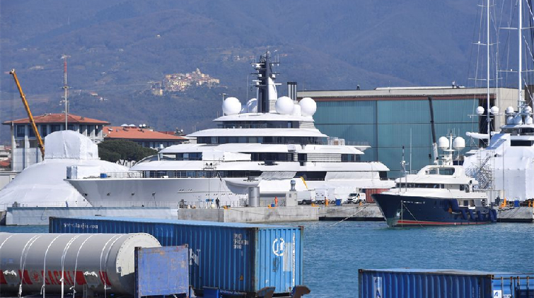 意大利扣押一豪華遊艇 外媒稱該遊艇或與俄總統普京有關