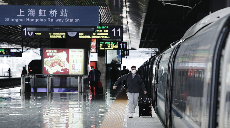 上海鐵路局：16日起逐步增加上海虹橋等車站到發列車數量