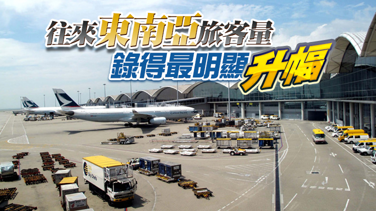 香港機場4月客運量12.6萬人次 按年升109.4%