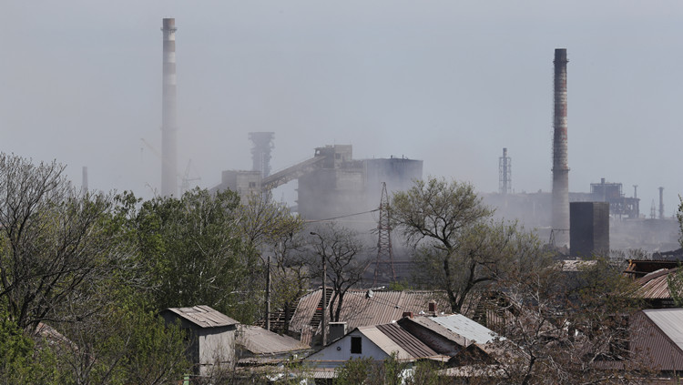 俄軍正在亞速鋼鐵廠與烏方談判