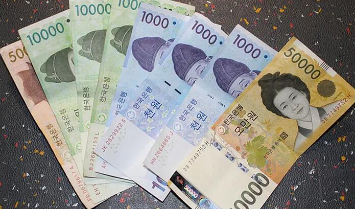 韓圜兌美元漲幅擴大至1% 創一個月最大漲幅