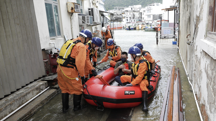 港府跨部門舉行模擬救援及疏散演練 加強大澳水浸應變