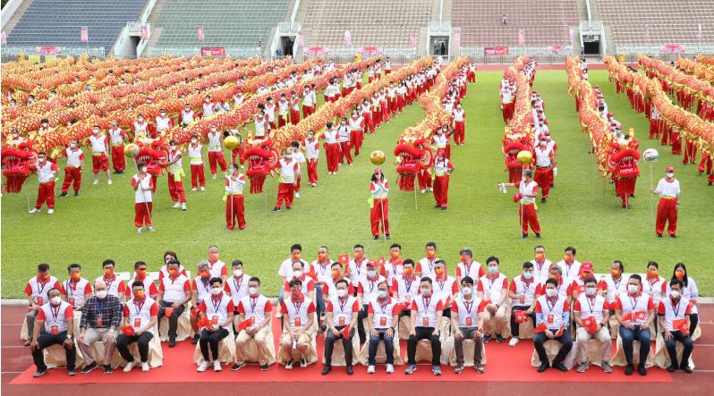 新界舉行慶回歸活動啟動儀式 近100個團體2500名青年參加匯演