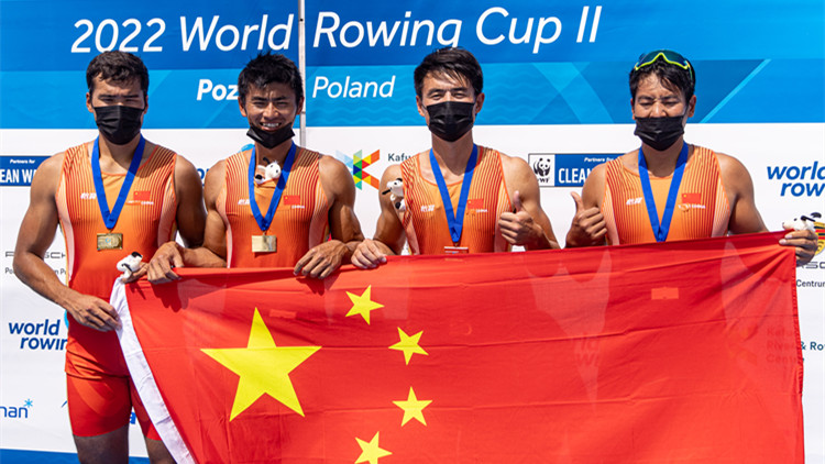 中國隊在賽艇世界盃波蘭站奪得兩金