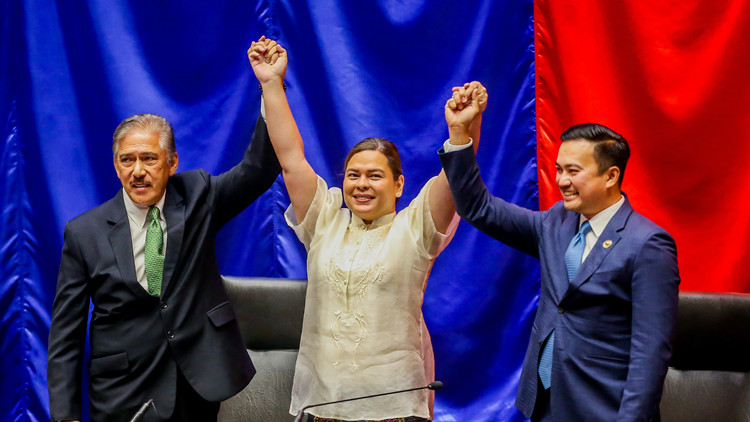 杜特爾特之女莎拉就任菲律賓副總統