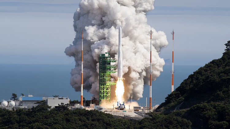 韓國自研運載火箭「世界號」成功發射