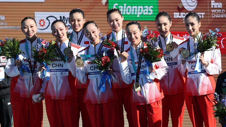 深圳花游姐妹助中國隊獲世錦賽集體技術自選金牌