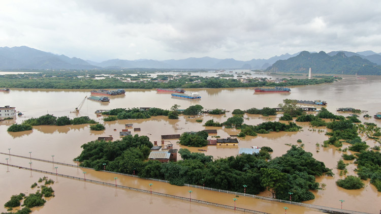 珠江流域24條河流水位超警 北江發生今年第3號洪水