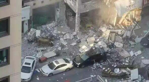 長春一飯店爆炸致商戶及多輛汽車受損 無人員傷亡