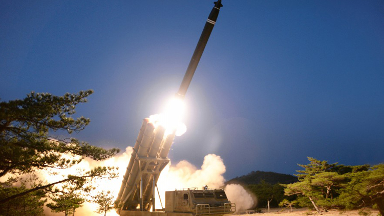 韓國聯合參謀本部：朝鮮疑似發射兩枚火箭炮