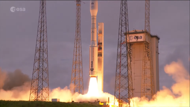  歐洲「織女星-C」運載火箭成功首飛