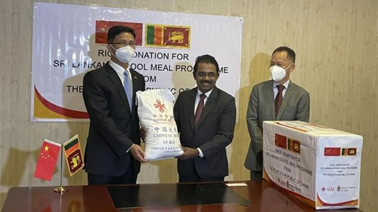 中國對斯里蘭卡第二批緊急人道主義糧食援助順利交接